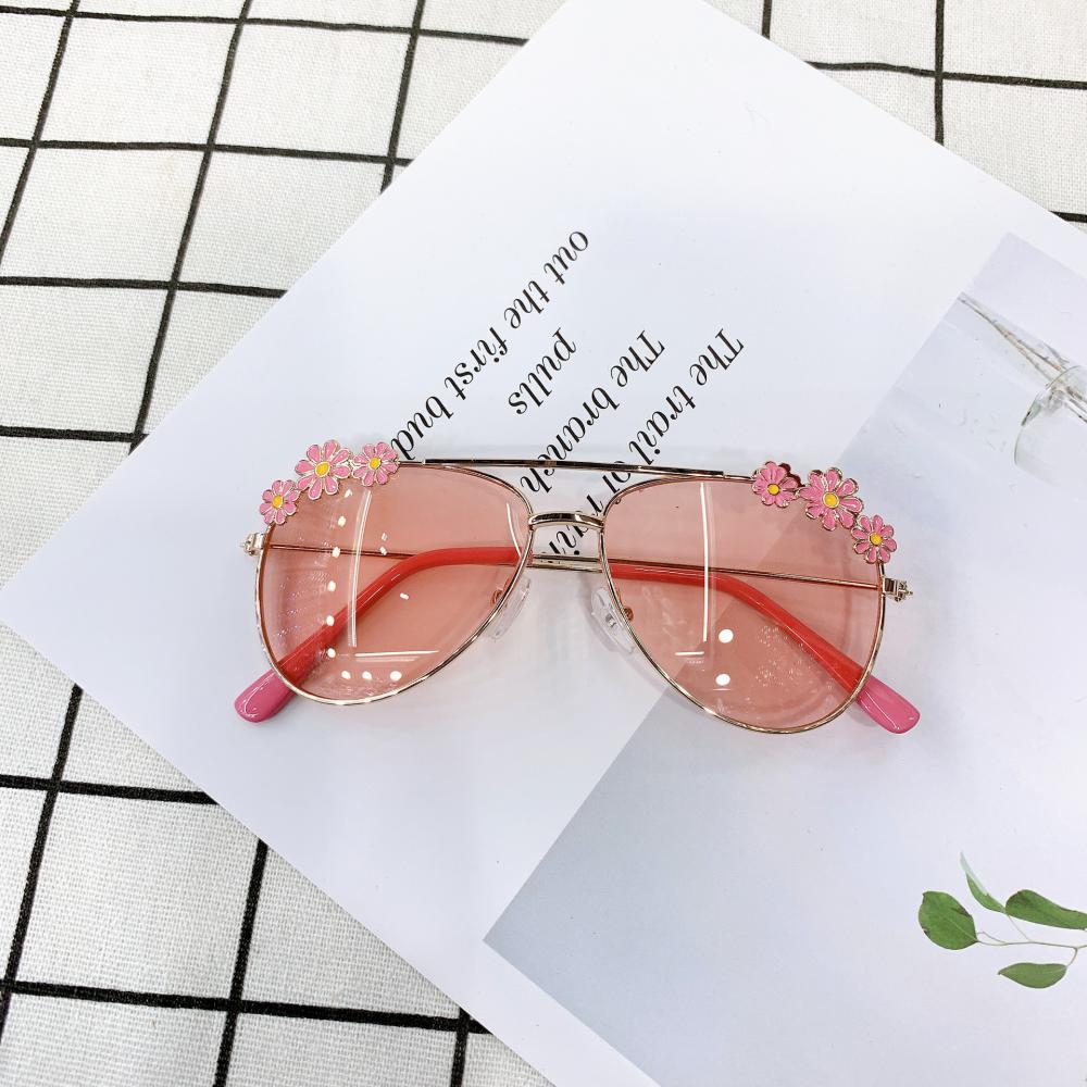 Summer Children's Fashion Sunglasses Small Daisy Flowers