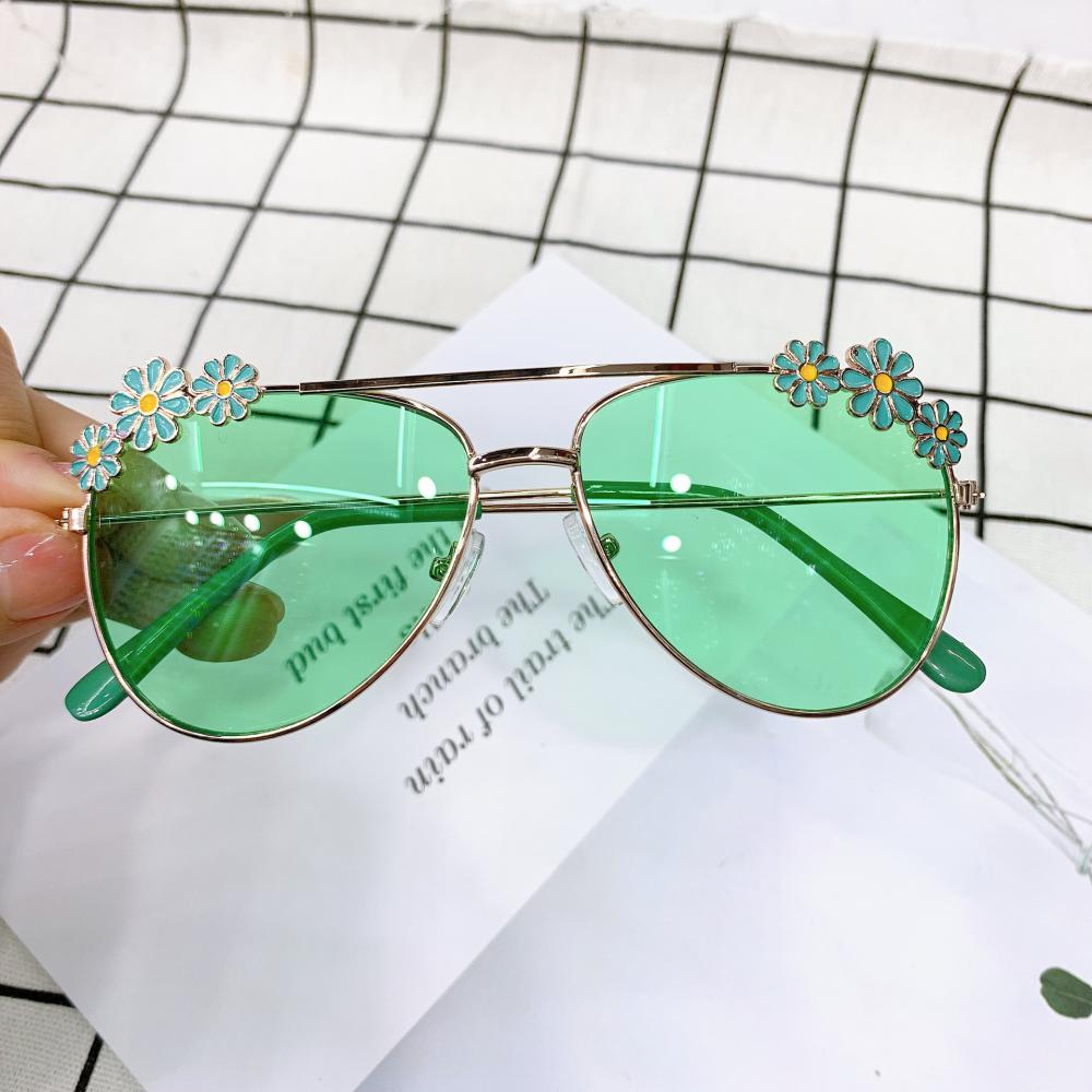 Summer Children's Fashion Sunglasses Small Daisy Flowers