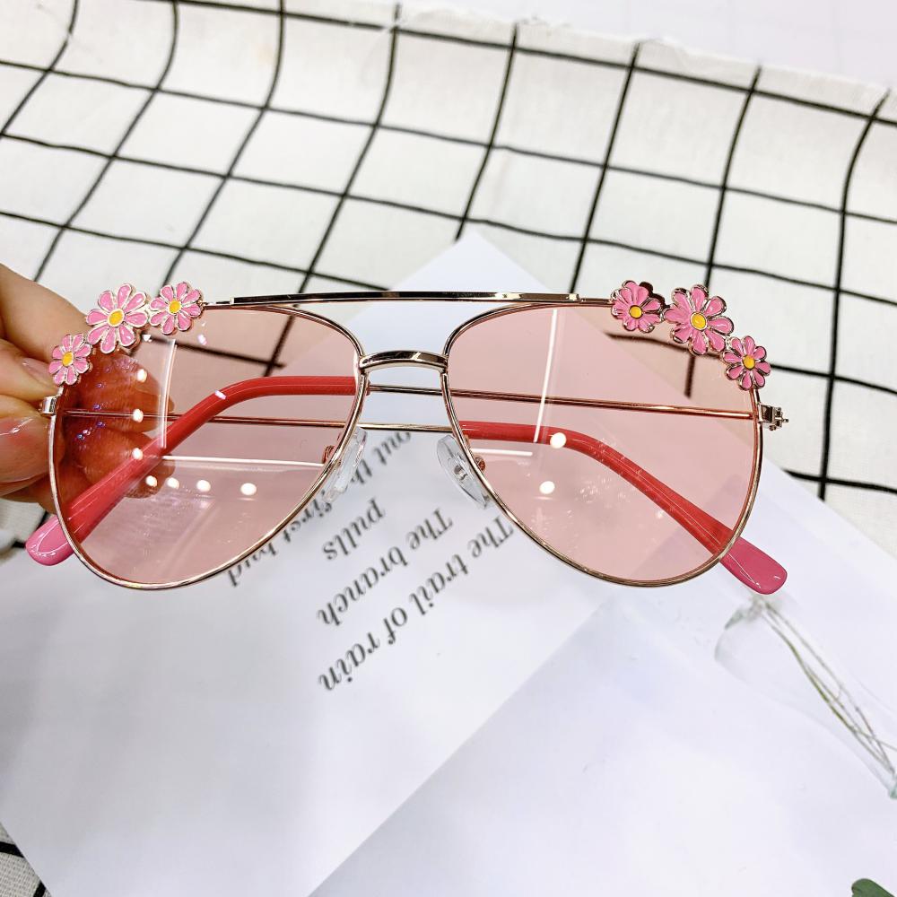 Summer Children's Fashion Sunglasses Small Daisy Flowers