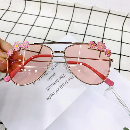 Summer Children's Fashion Sunglasses Small Daisy Flowers