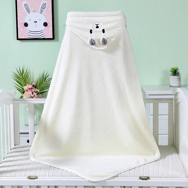 Super Soft Hooded Baby Towels: Cozy Bath Blanket