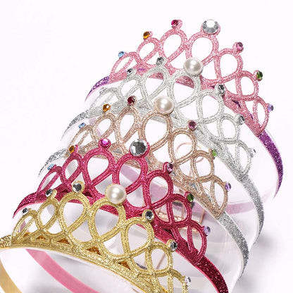 Toddler Girl Sequins Crown Headband