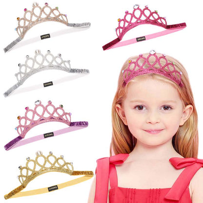 Toddler Girl Sequins Crown Headband