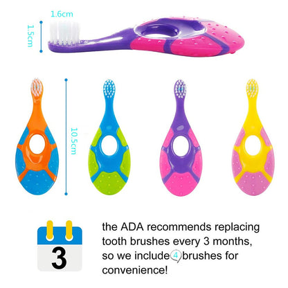 Toddler Oral Care Teether Brush 6 Pack