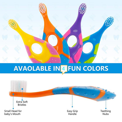 Toddler Oral Care Teether Brush 6 Pack