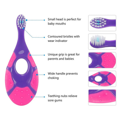 Toddler Oral Care Teether Brush 6 Pack