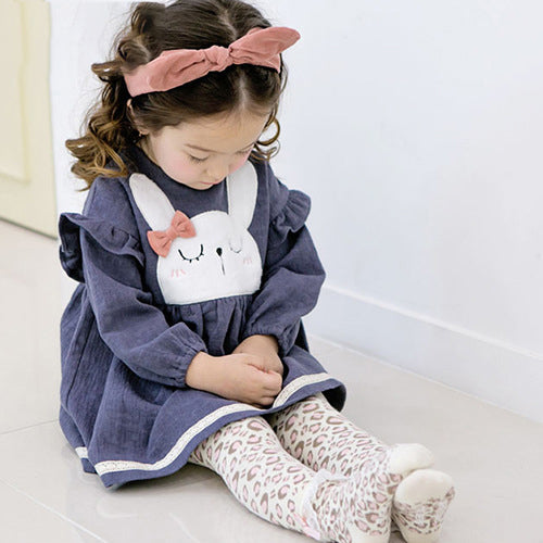 Two-piece Toddler Girl Leopard Print Pants and Socks Set