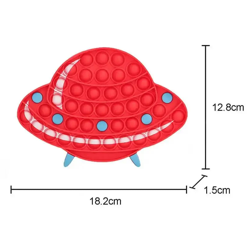 Red UFO Pop It