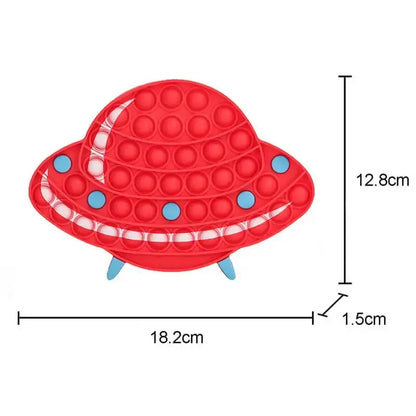 Red UFO Pop It