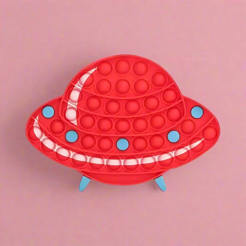 Red UFO Pop It