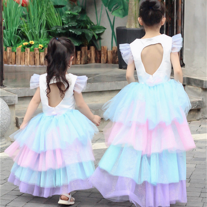 Long Back Unicorn Dress