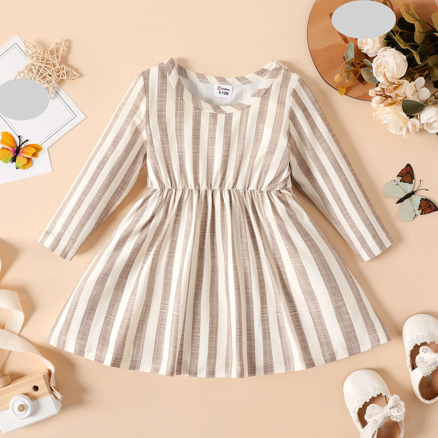Newborn Baby Girl Ribbed Party Dress