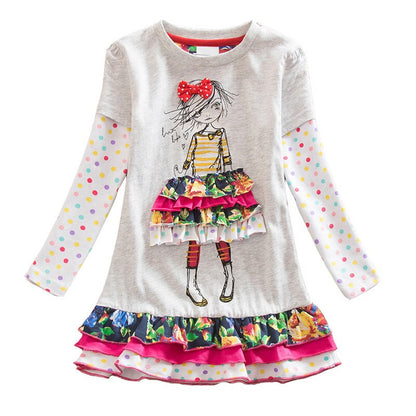 Pretty Unicorn Layered Skirt Dress