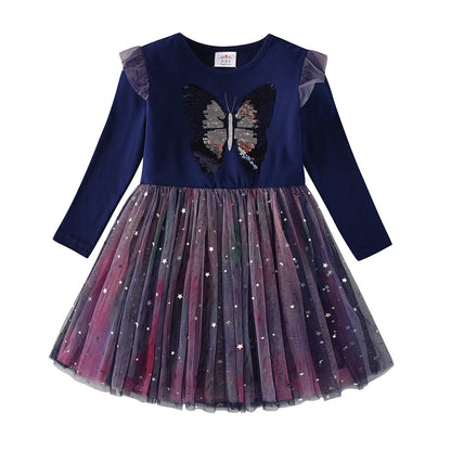 Pretty Unicorn Layered Skirt Dress