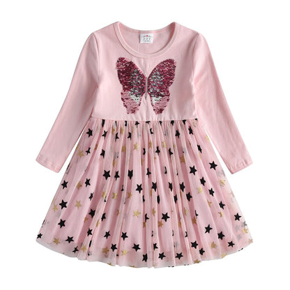 Pretty Unicorn Layered Skirt Dress