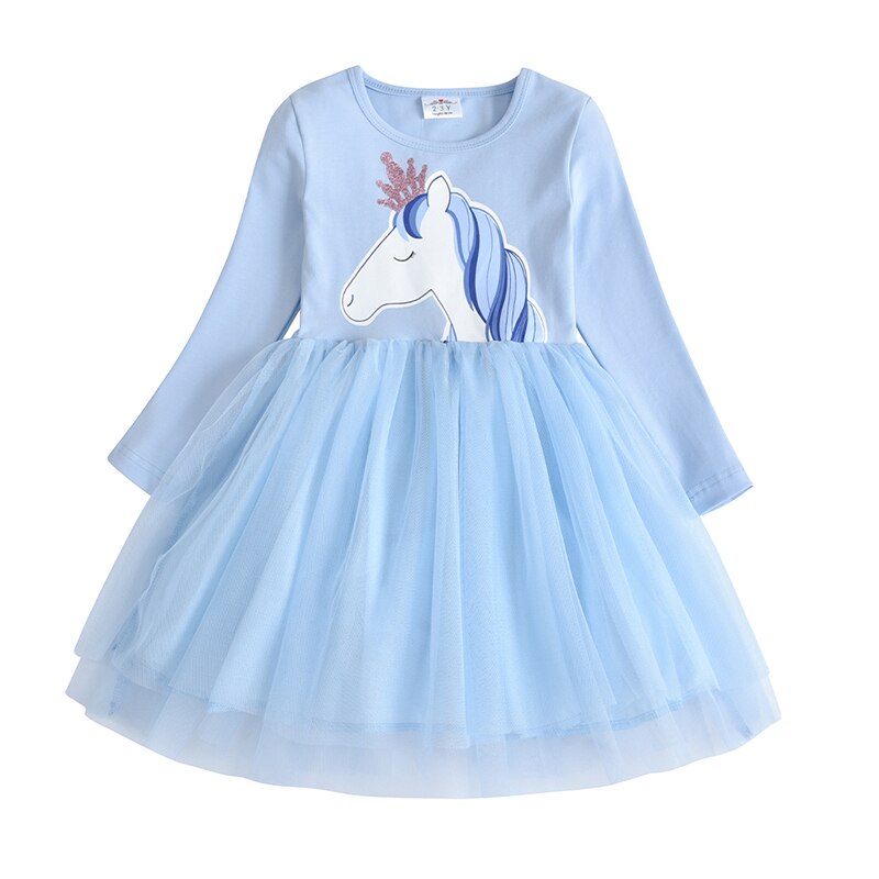 Pretty Unicorn Layered Skirt Dress