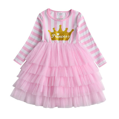 Rabbit Print and Ruffle Skirt Dress