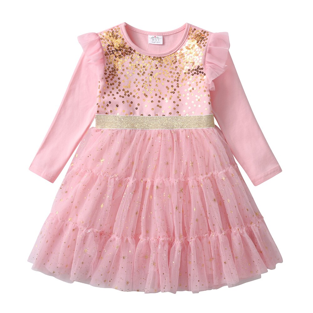 Rabbit Print and Ruffle Skirt Dress