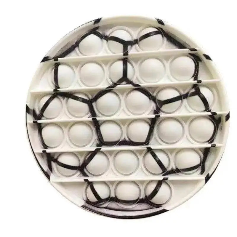 Printed Sport Balls Push Pop Bubble Fidgets Toys