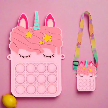 Unicorn Pop It Purse - Pop It Coin Purse