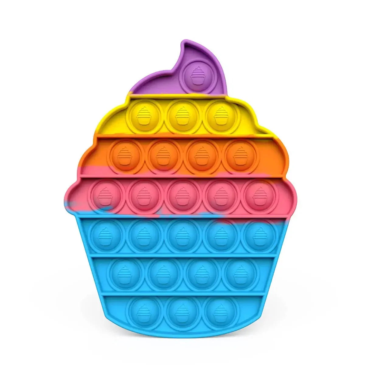 Rainbow Ice-cream pop it