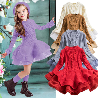 Knitted Flare Dress - 1LoveBaby Store