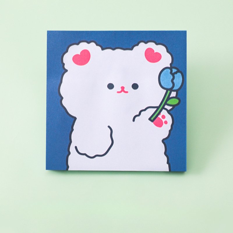 Paper Cartoon Bear Sticky Note