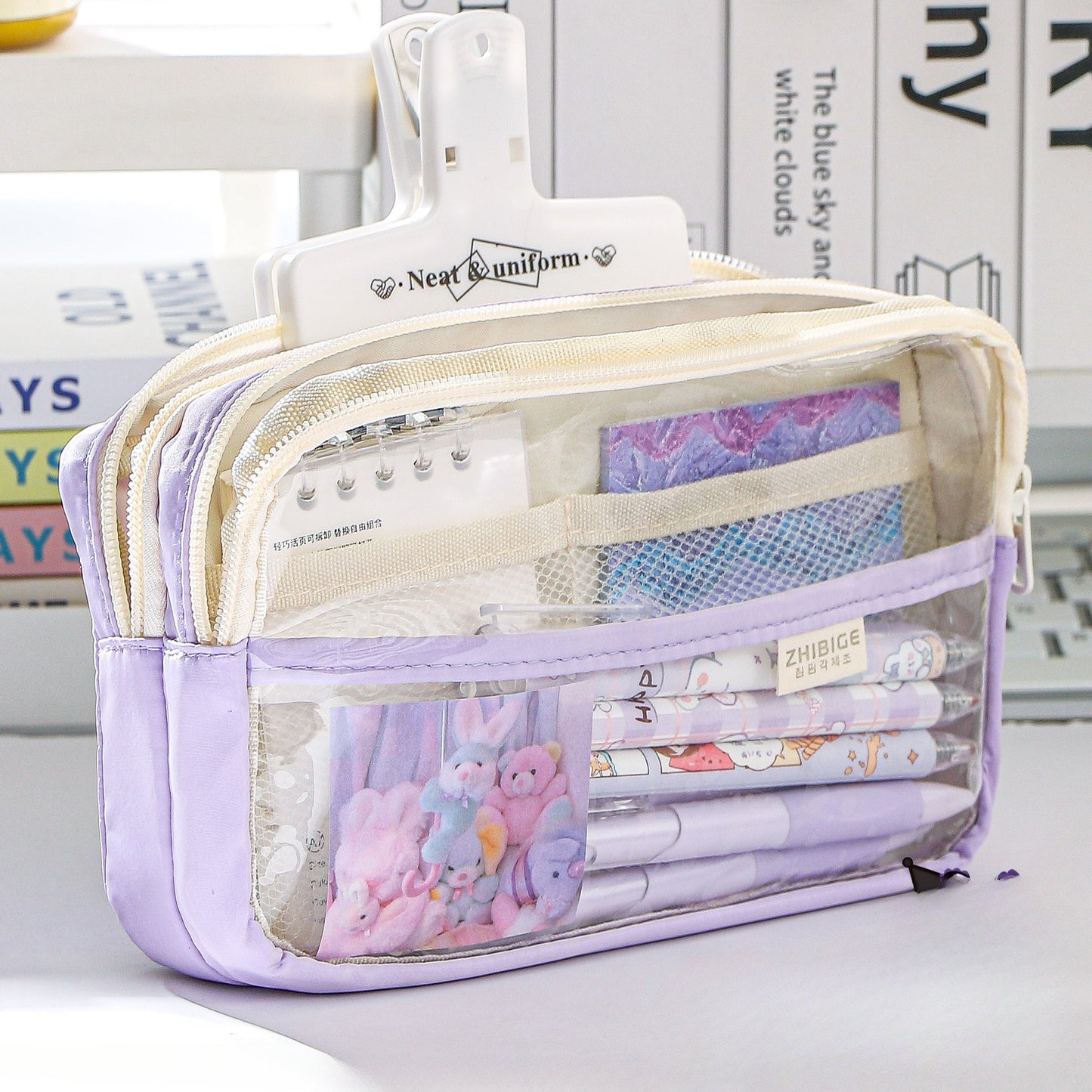 TPU Transparent Pencil Bag
