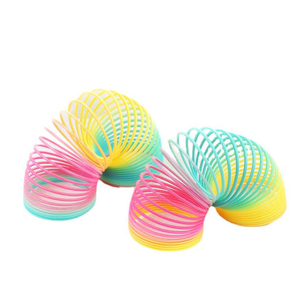 Colorful Folding Rainbow Spring Coil Toy