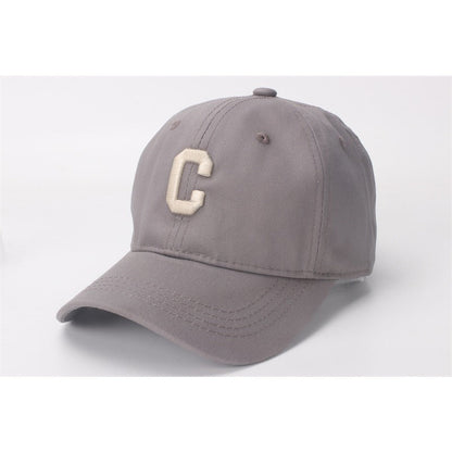 Cotton Polyester Letter P Children's Baseball Caps