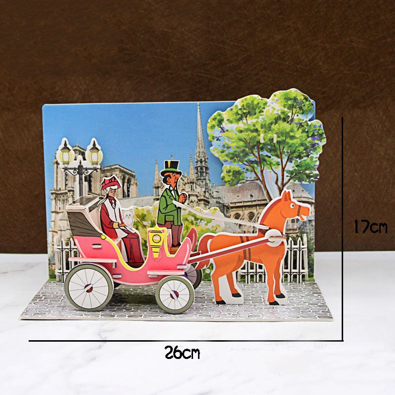Handcrafted 3D Puzzle Educational Toy for Kids