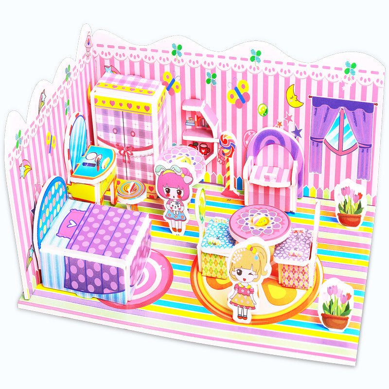Three-dimensional Paper Puzzle Educational Toys for Kindergarten