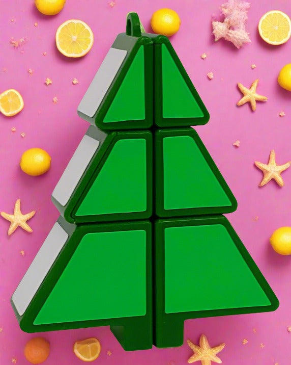 Festive Christmas Tree Rubik's Cube Toy for Kids Ages 7-14