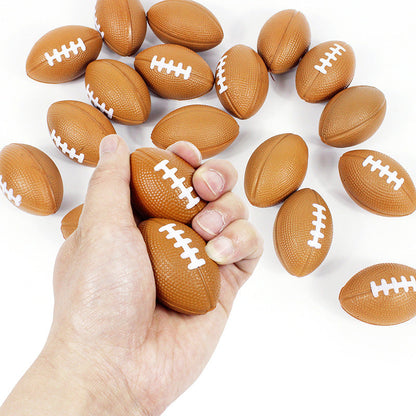 Small Mini PU Football Stress Relief Toys 12pcs