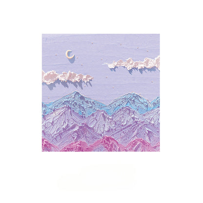 Landscape Oil Painting Paper Sticky Notes