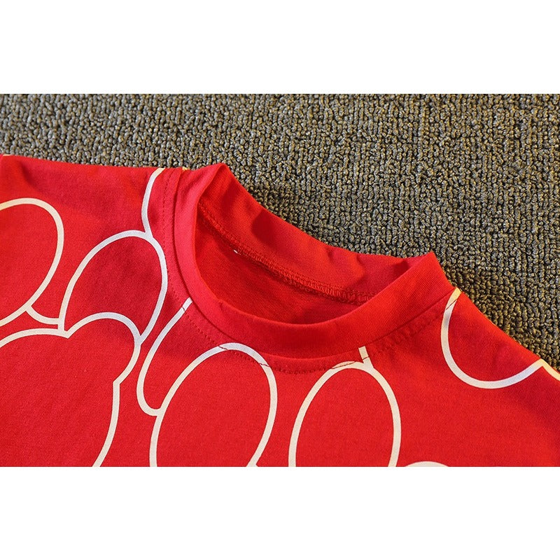 Baby Cotton Round Neck T-shirt and Shorts Set