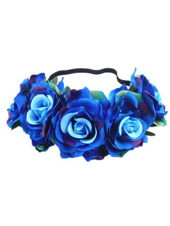 Girls Large Flower Halo