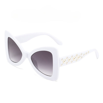 Kids Triangle Inlaid Pearl PC Sunglasses