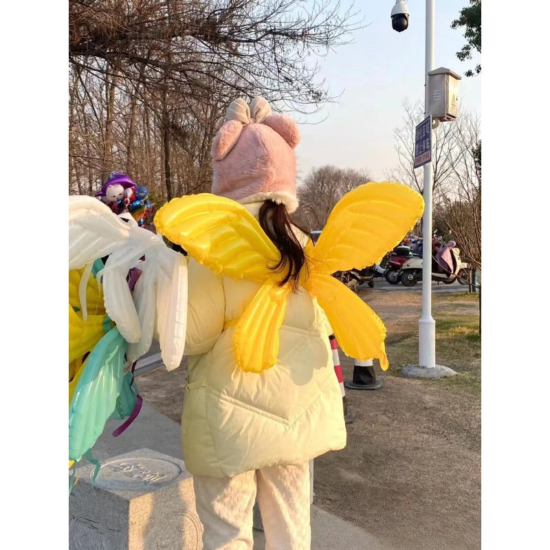 Wholesale Butterfly Wings Glowing Aluminum Film Balloon Toys