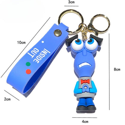 Cartoon Doll PVC Soft Keychains Silicone Creative Keychain