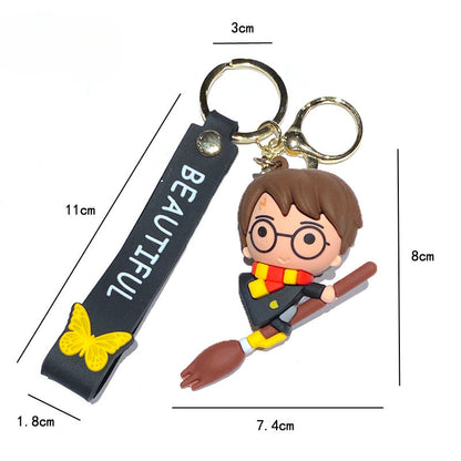 Cartoon PVC Soft Keychains Silicone Creative Keychain