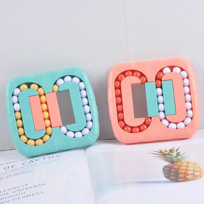 Unique Rotating Bead Plate Finger Puzzle Educational Toy