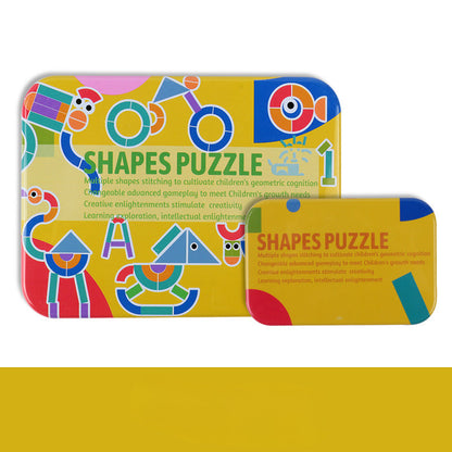 Enlightenment Building Blocks Puzzle Wooden Jigsaw Puzzle