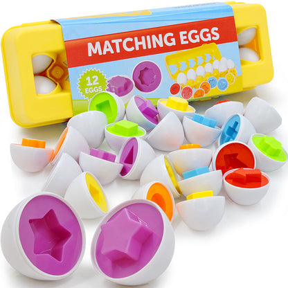 Egg Shape Matching Educational Toy for Kids