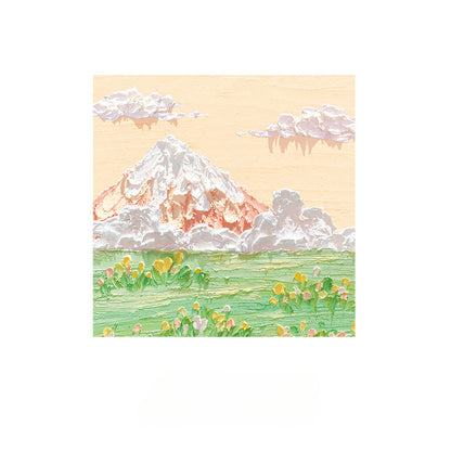 Landscape Oil Painting Paper Sticky Notes