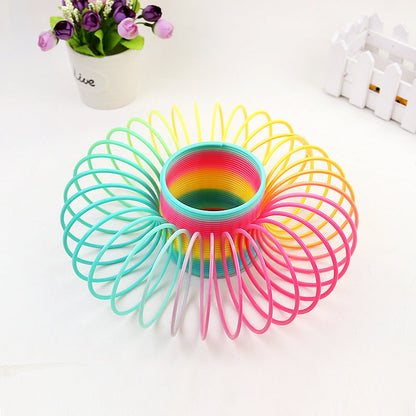 Colorful Folding Rainbow Spring Coil Toy