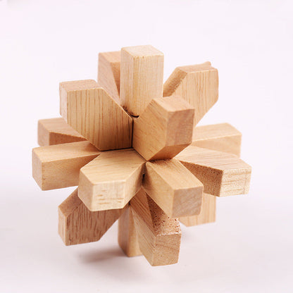 Educational Wood Lock Puzzle Set for Kids