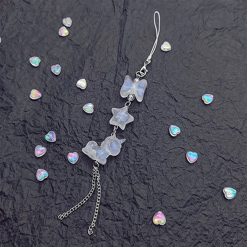 Cute Unicorn Phone Charm