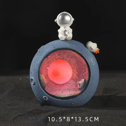 Resin Galaxy Astronaut Creative Home Desktop