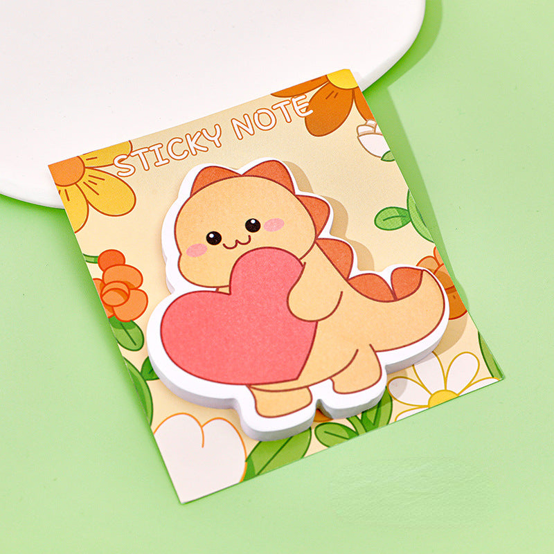 Paper Cartoon Dinosaur Shaped Convenience Stickers